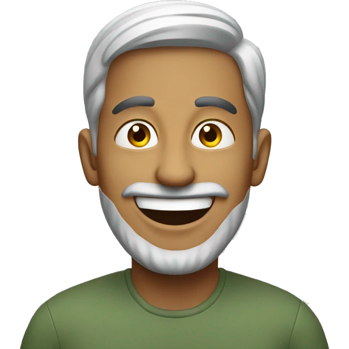 Pakistani dude laughing  emoji