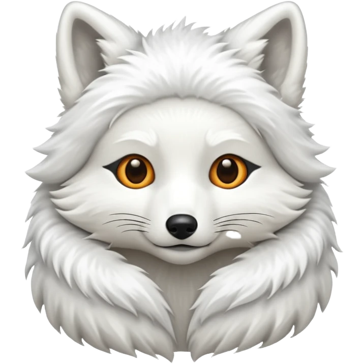 white fox emoji