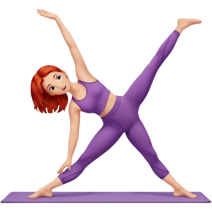 Pilates + red hair + white girl emoji