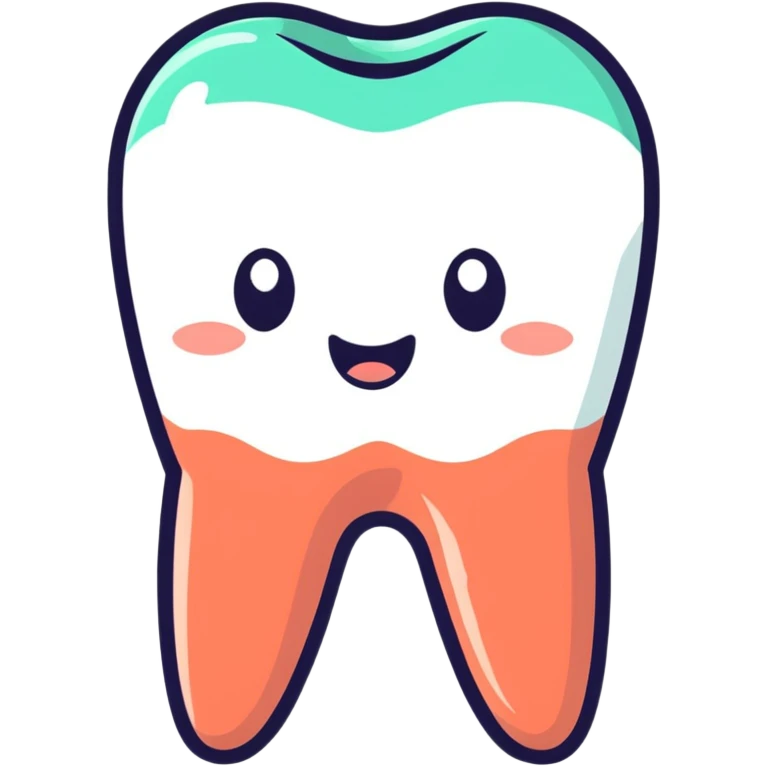 Tooth emoji