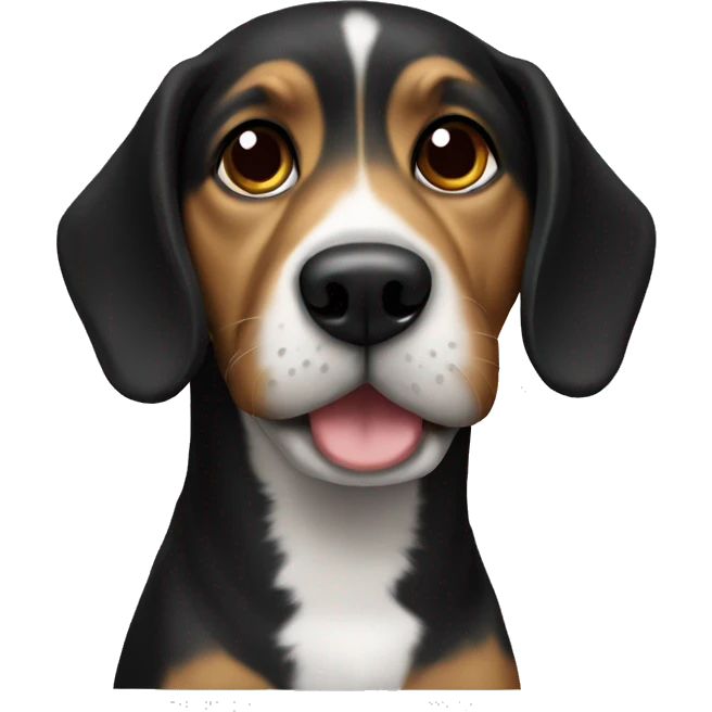 Dog black emoji