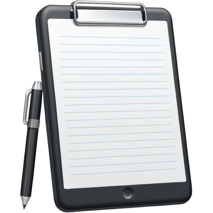 digital notepad emoji