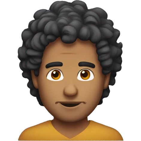 Mexican man with shaggy hair  emoji