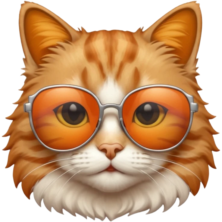 Cat wearing sunglasses emoji