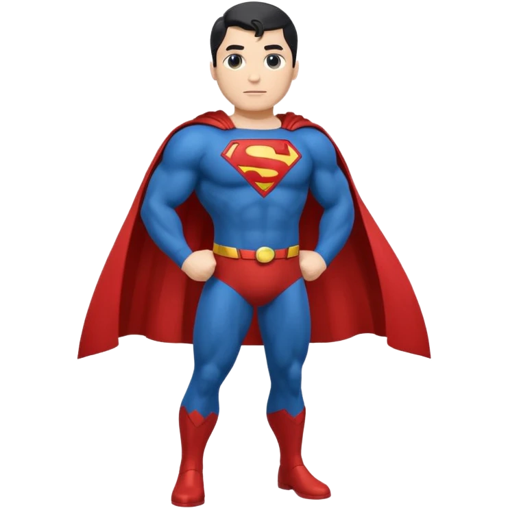 Superman full body emoji emoji