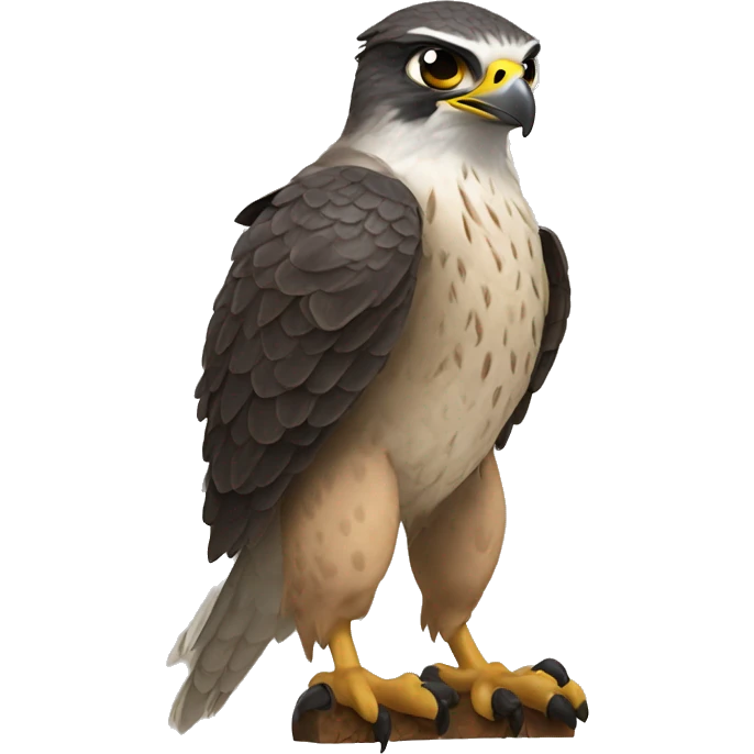 the falcon cannot hear the falconer emoji