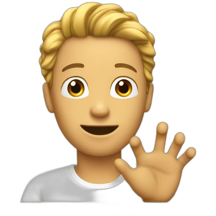 talk to me hand movie emoji