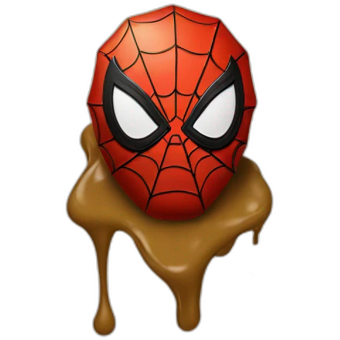 spider man poop emoji