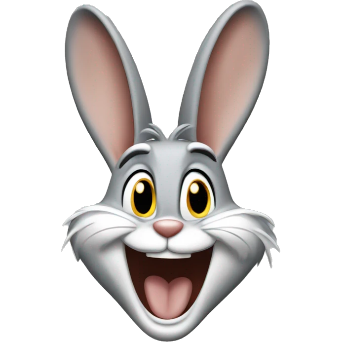 Bugs bunny laughing  emoji