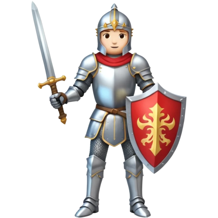 brave knight full body emoji