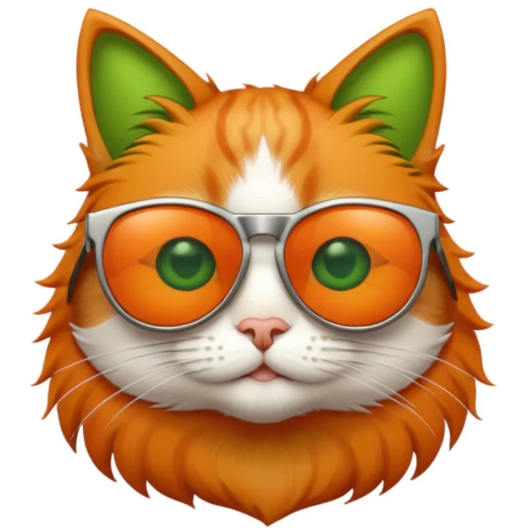 Cat wearing sunglasses emoji