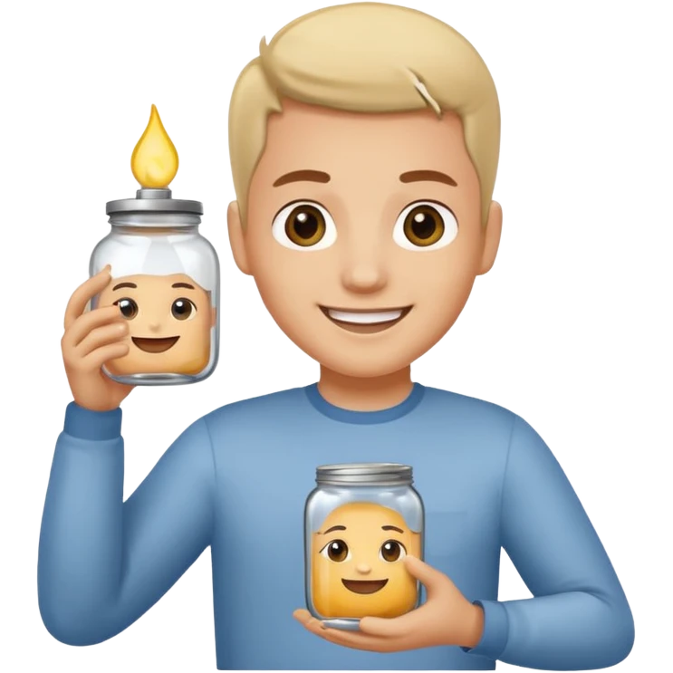People Holding Jar emoji