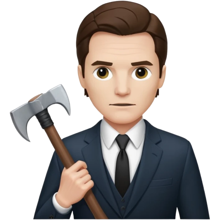 Американский психопат с топором emoji