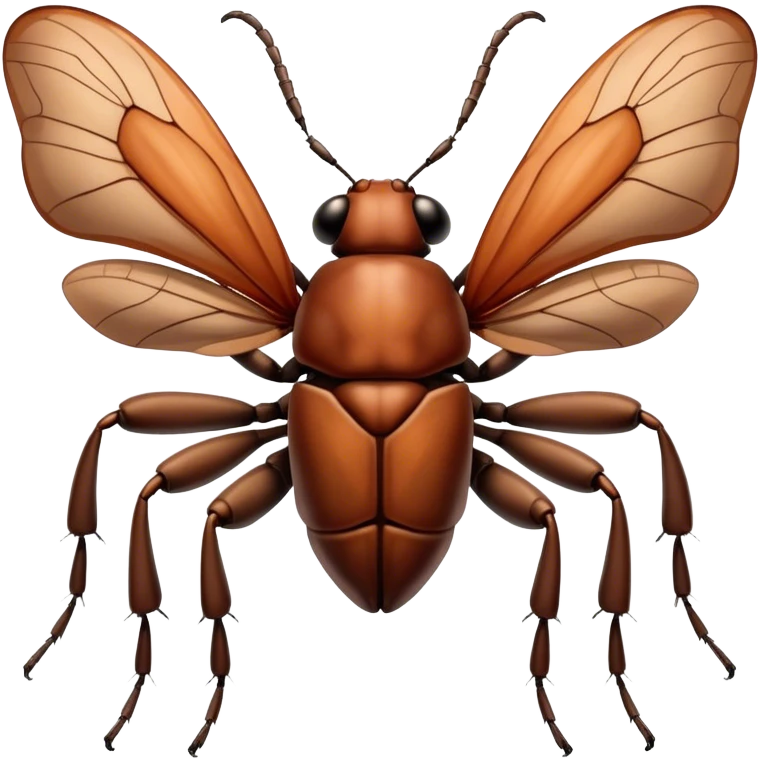 Bug with a big butt emoji