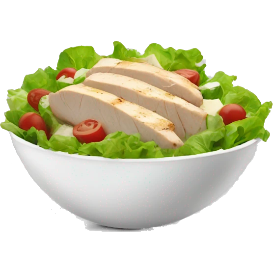 chicken ceaser salad emoji