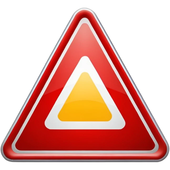 traffic sign trangle emoji