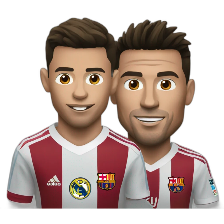 ronaldo-et-messi emoji
