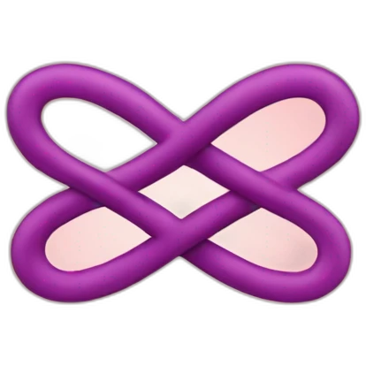 heart as an infinity symbol emoji