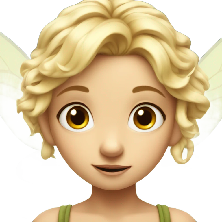 Tiny blonde female fairy is awake! emoji