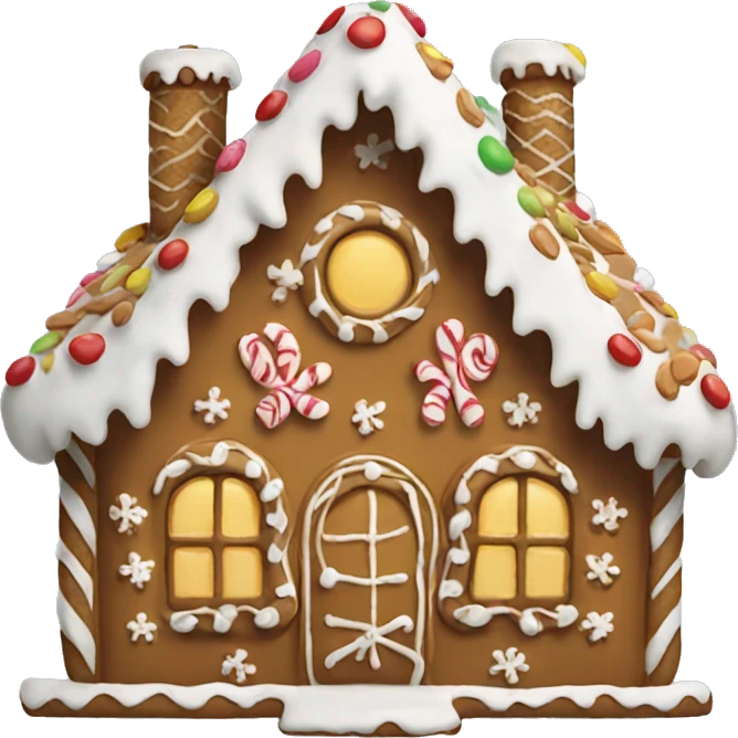 gingerbread house  emoji