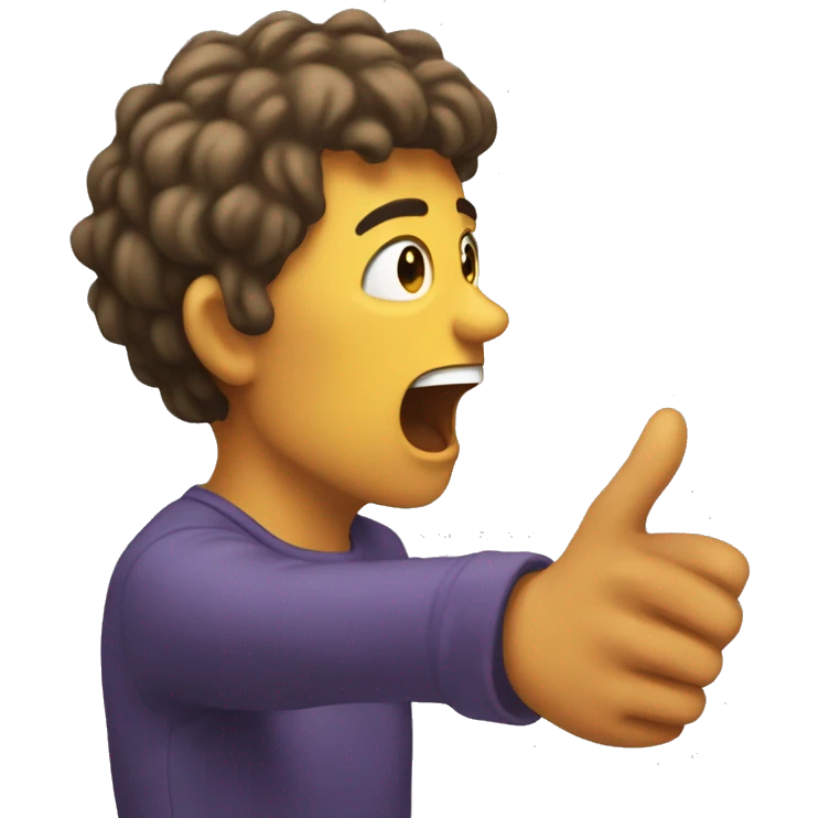 ✪ this emoji in yelling  emoji