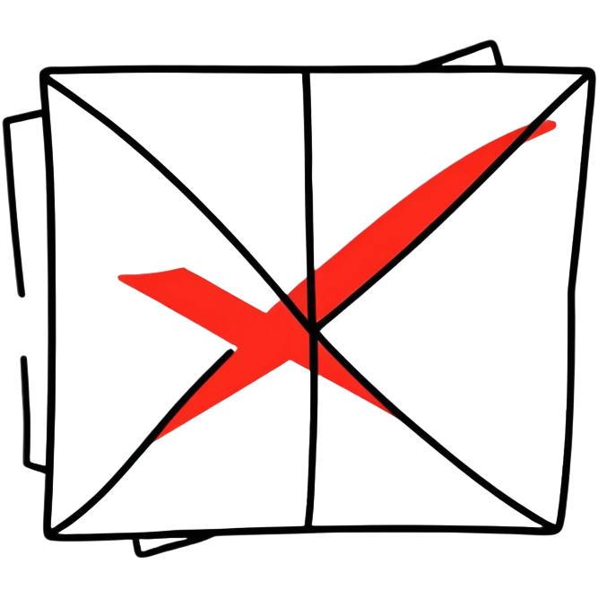 French flag with a red X cross through it emoji