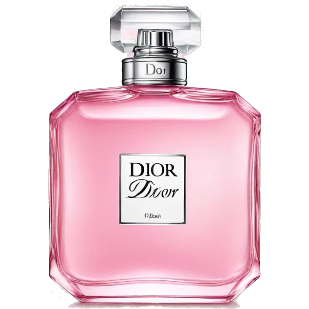 Dior perfume pink emoji