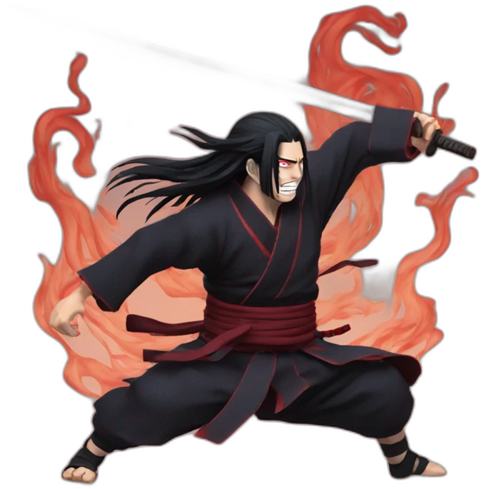 itachi kicking kaido emoji