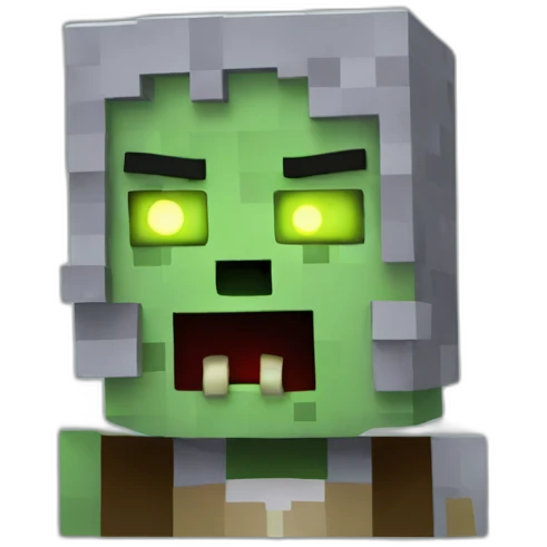 Zombie minecraft emoji