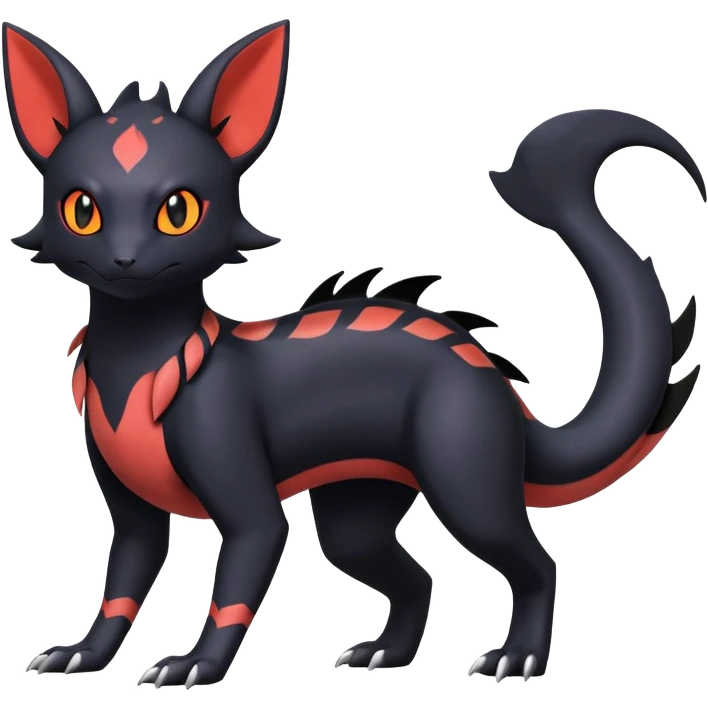 Salandit-Umbreon-Noibat-Litten-Hybrid (Full body) emoji