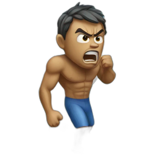 angry surfer emoji