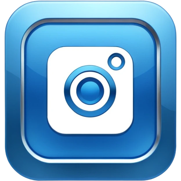 A blue verification badge for Instagram emoji