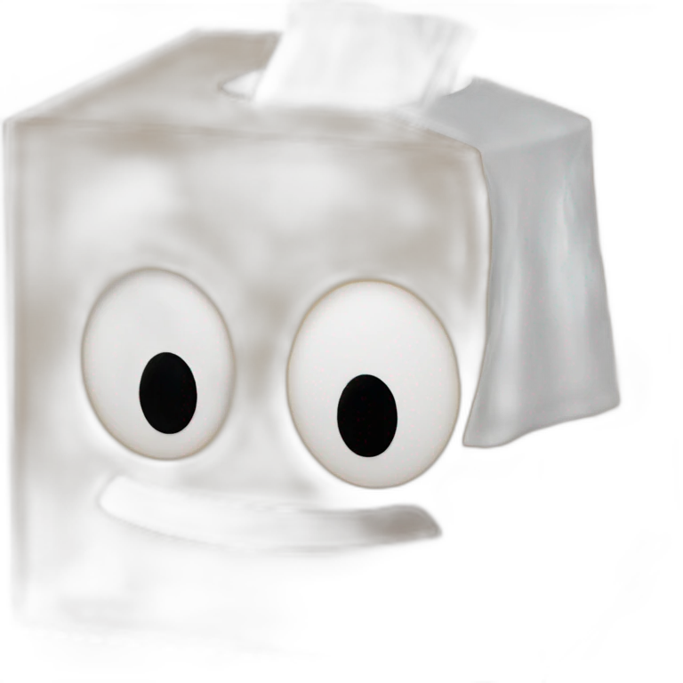  tissue box without face emoji