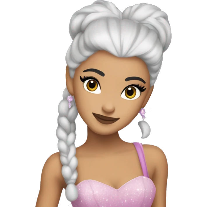 Ariana grande as Galinda in wicked emoji