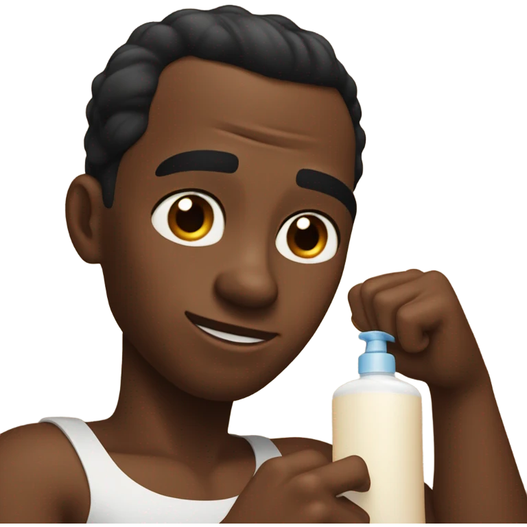 Diddy with lotion emoji