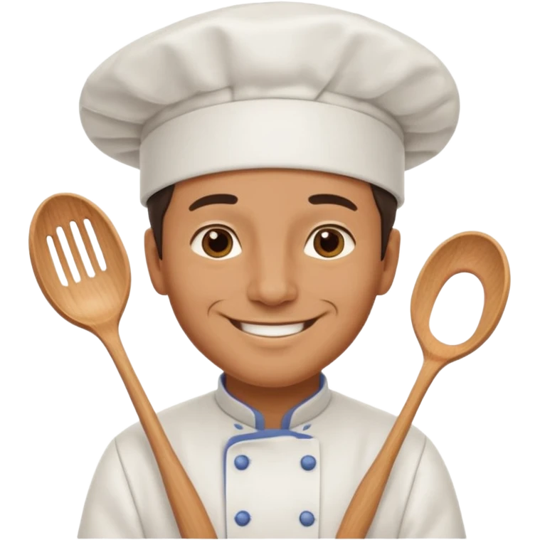 cook man without spoon  emoji