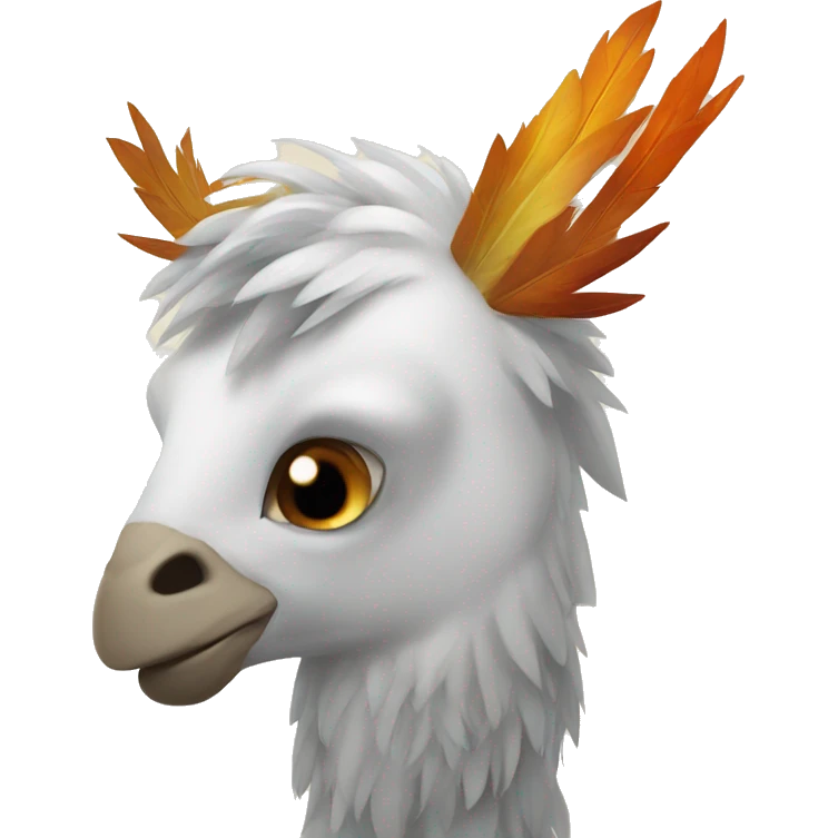 un fenix en llamas emoji