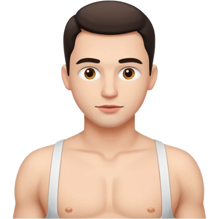 White Push-up man emoji