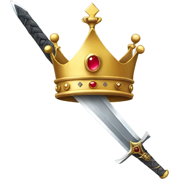 crown and sword emoji