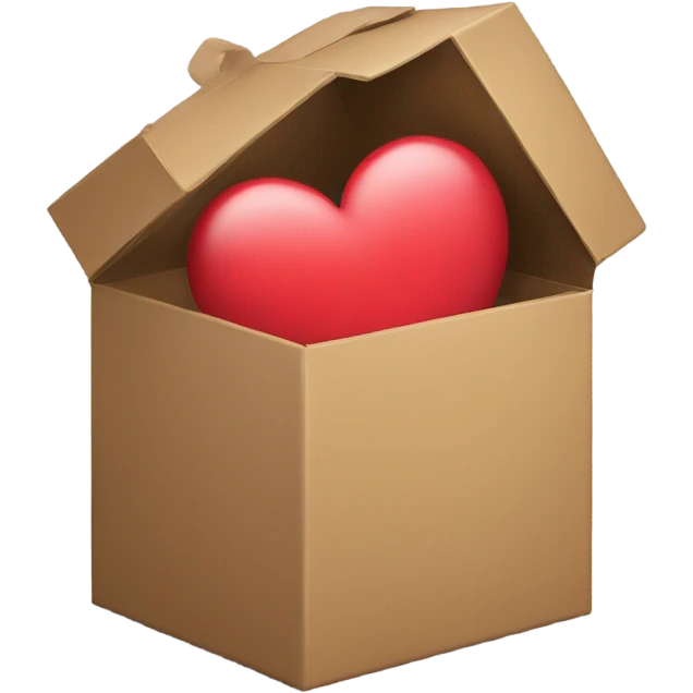 Heart in a box emoji