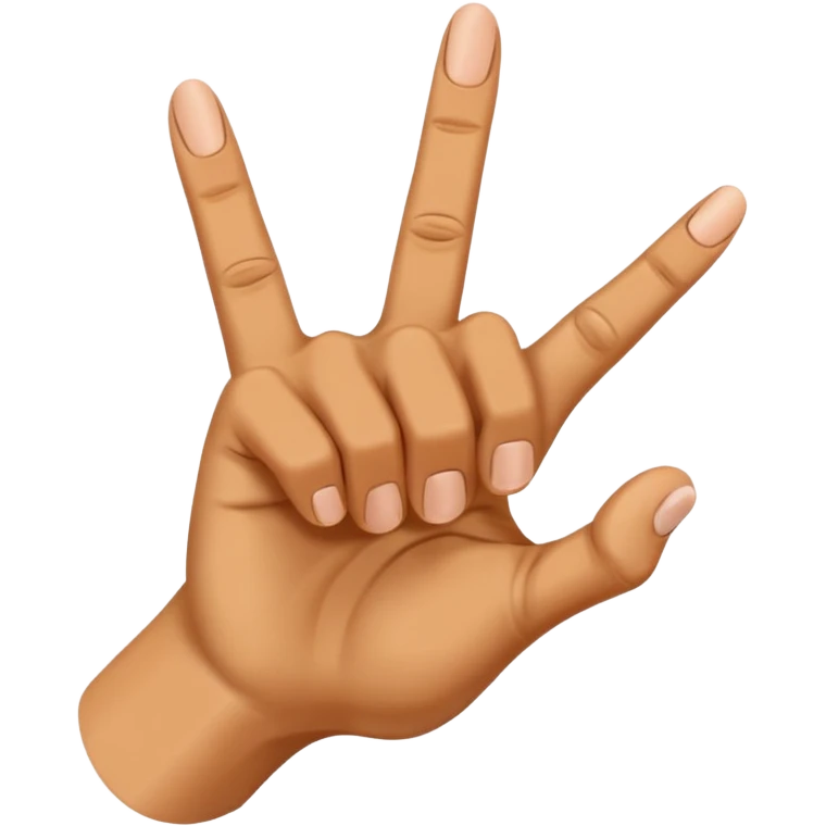 Toes flipping a middle finger emoji