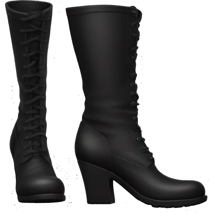 Black boots emoji