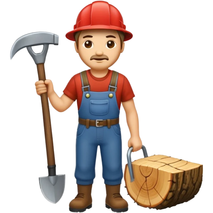 woodcutter emoji