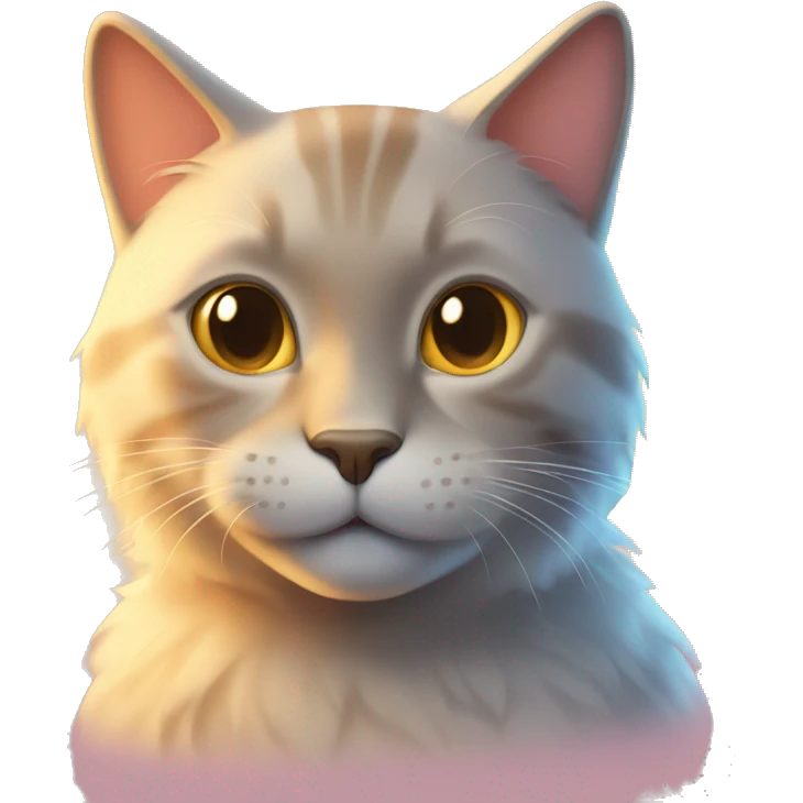 cat in sunshune  emoji