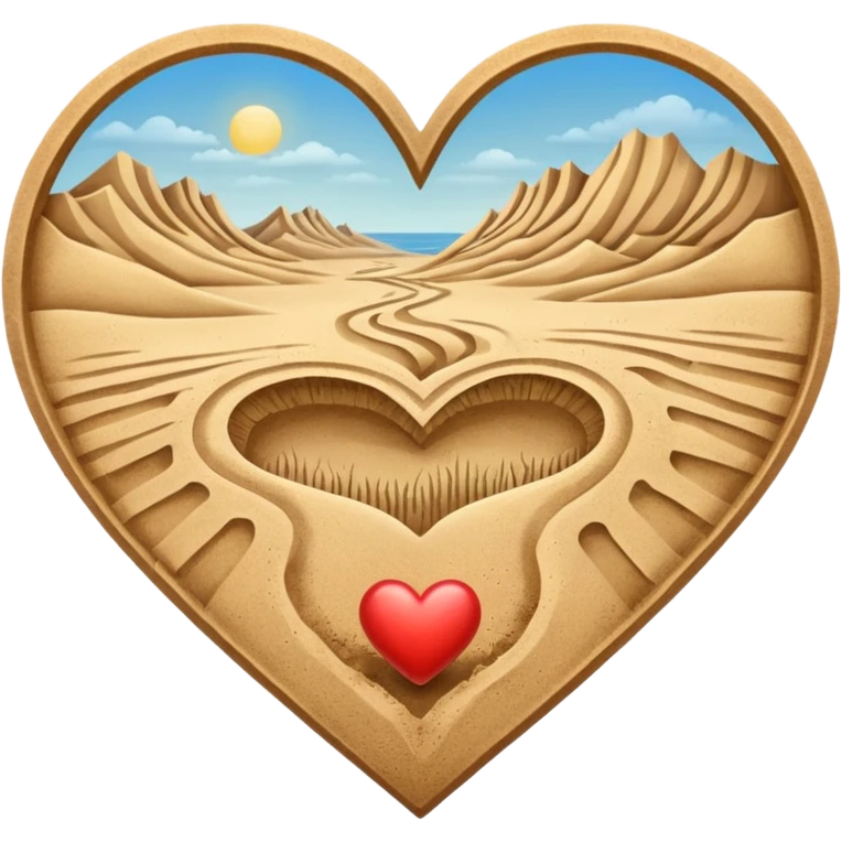 desert heart emoji