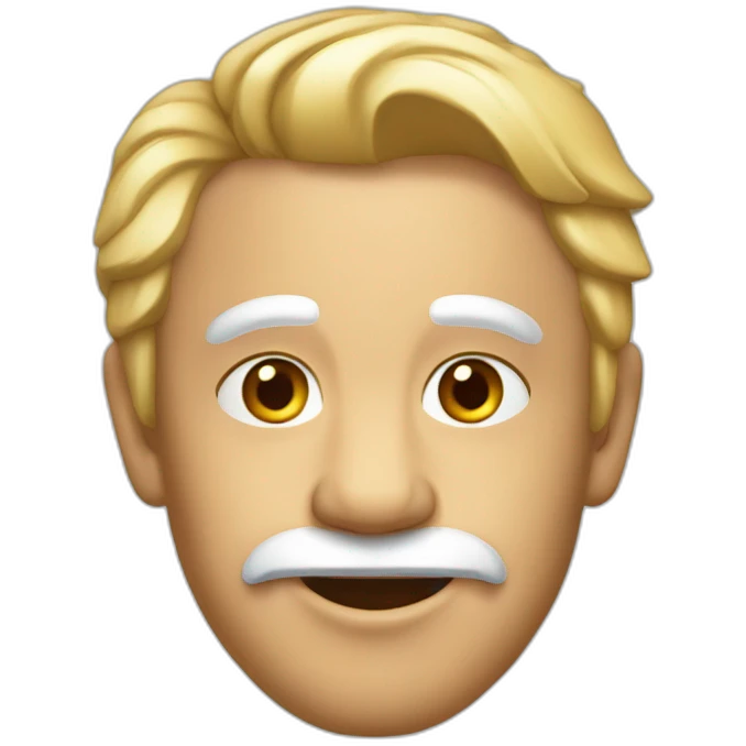 Un ours père noël emoji