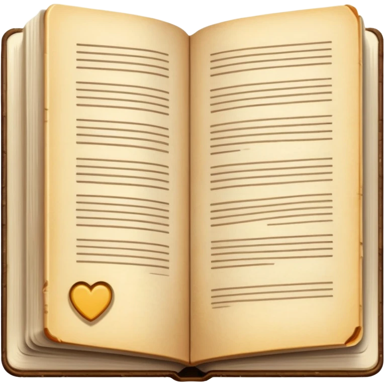 Cream colored book emoji