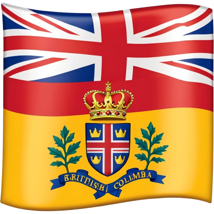 the flag of beautiful british columbia emoji