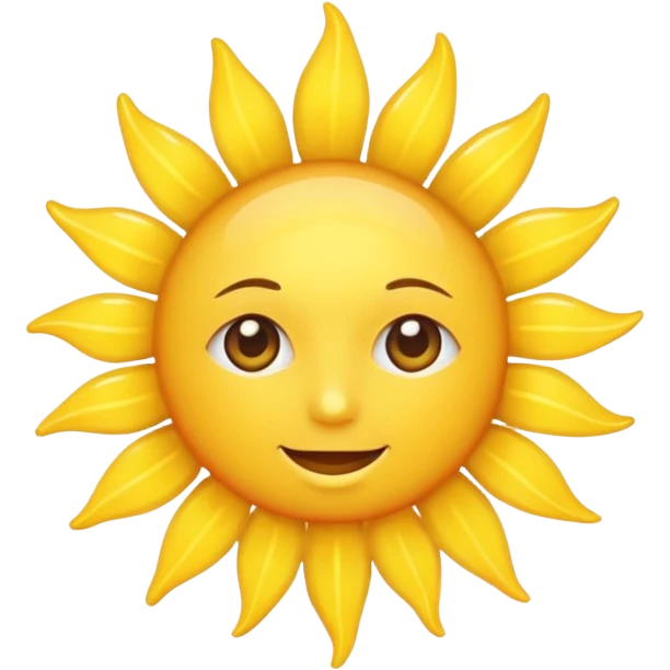 Sunny  emoji