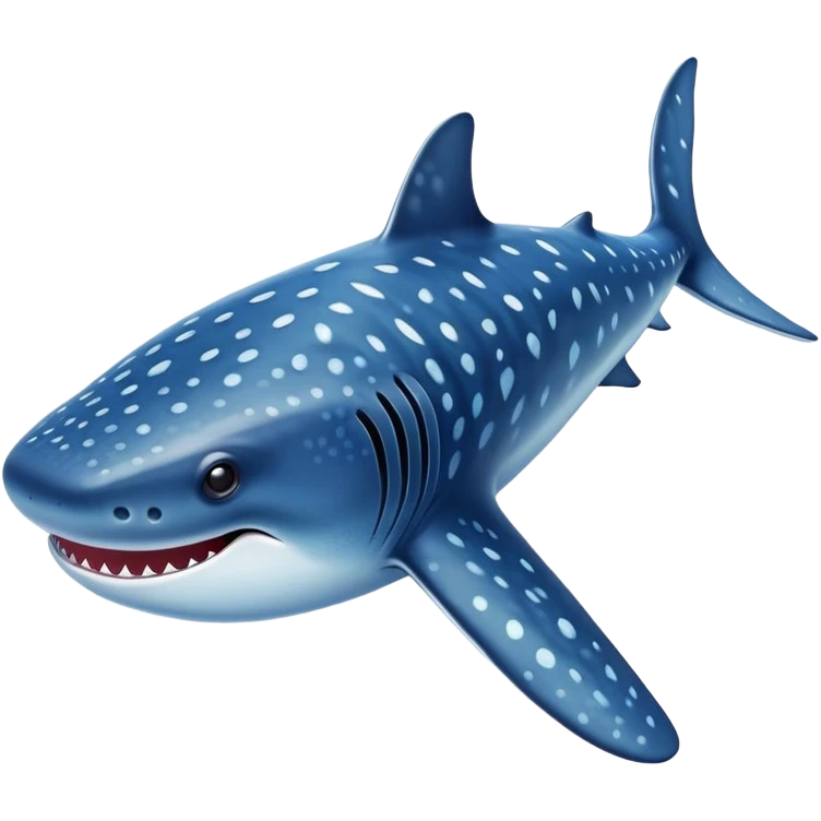 Whale Shark looking like a whale emoji